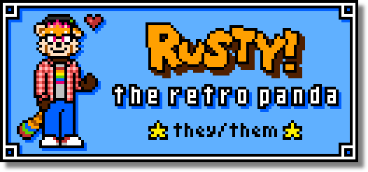 Rusty the Retro Panda!